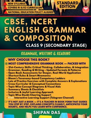 CBSE, NCERT English Grammar and Composition for Class 9